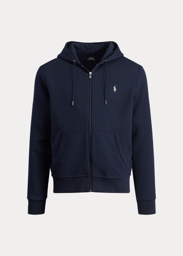 Polo Ralph Lauren Double-Knit Full-Zip Hættetrøje Herre Danmark (ZOHMN3829)